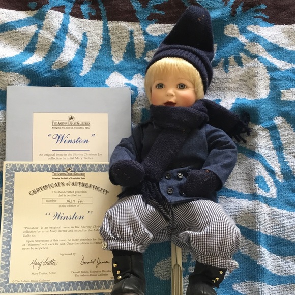 Ashton Drake Galleries Winston Doll - Picture 1 of 4